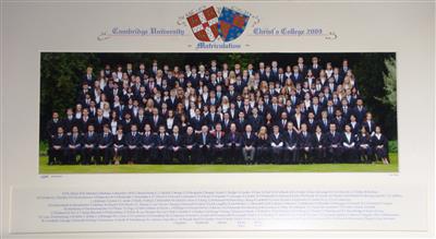 cc02696 Matriculation 2009.jpg; cc02696; Christ's College Matriculation 2009; Photograph